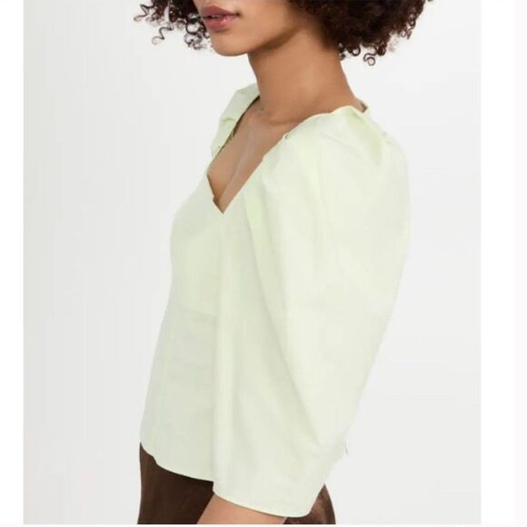 Vince Women's Draped Square Neck Top - Picture 1 of 6